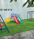 Cầu trượt 2 máng song song dành cho bé