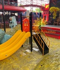 Bộ cầu trượt liên hoàn 2 máng song song dành cho bé