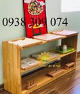 Kệ gỗ, tủ gỗ montessori dành cho bé mầm non