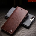 Bao da Iphone 7 Plus Qialino Classic Leather Wallet Hanmade