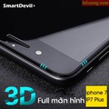 Dán kính cường lực full màn hình Iphone 7 Plus Smart Devil 3D
