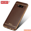 Ốp lưng Galaxy S8 Plus Moby Leather Case Iring dán lưng Carbon