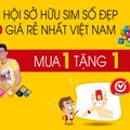 Mua 1 Tặng 1 .Chỉ 60k có ngay sim số đẹp mobifone,đầu Cổ 090 093.click ngay