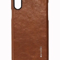 Ốp Lưng Iphone X bọc da mịn hiệu G CASE