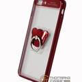 Ốp lưng iphone 7 plus viền màu kèm ring hiệu SULADA