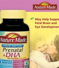 Hình ảnh: Prenatal Multi DHA của Nature Made bổ sung đủ chất cần thiết cho phụ nữ mang thai và sự phát triển thai nhi Hàng Mỹ