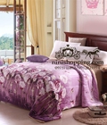 Hình ảnh: CHĂN LÔNG CỪU hoa hồng tím  2m2 *2m4