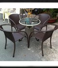 Hình ảnh: bàn ghế nhựa giả mây thanh lý