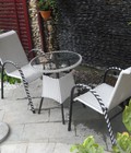 Hình ảnh: bàn ghế cafe nhựa giả mây thanh lý