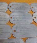 Hình ảnh: Làm dogtag, dây chuyền khắc thẻ tên độc đáo giá rẻ toàn quốc