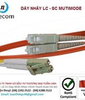 Hình ảnh: Dây nhảy quang Multi Mode 1 đầu tròn cài, 1 đầu vuông nhỏ ST LC, LC LC Singlemode ,SC ST Multimode DuplexSimplex,