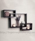 Hình ảnh: Kệ gỗ trang trí Đà Nẵng: Bộ kệ 3 ô chữ nhật lồng vào nhau
