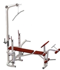Hình ảnh: Ghế tập tạ đa năng Ben 601521, ghế tạ vuông cụm kéo xô phía đầu ghế, Đẩy ngực, Kéo xô, Tay trước, Tập đùi ...