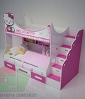 Hình ảnh: Nội thất F21, giường tầng hello kitty, giường 2 tầng kitty,