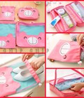 Hình ảnh: Bộ túi Gia đình Gấu - set (4 túi)