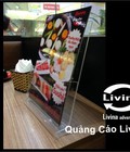 Hình ảnh: Bán kệ mica đựng tờ rơi, đựng menu cho nhà hàng siêu sang trọng