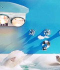 Hình ảnh: Đèn sưởi nhà tắm Philips 2 bóng, 3 bóng, Quạt sưởi halogen sachu hàn quốc 3 bóng