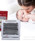 Hình ảnh: Quạt sưởi halogen 3 bóng, 2 bóng sachu, nova, Đèn sưởi ấm cho bé