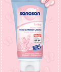 Hình ảnh: Kem dưỡng ẩm vùng mặt cho bé SANOSAN Baby Berier Cream 50ml