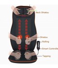 Hình ảnh: Đệm massage, đệm ghế massage toàn thân Shachu, máy massage xoa bóp vai cổ gáy