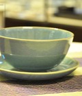 Hình ảnh: 	bát men xanh đá
