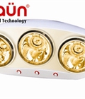 Hình ảnh: Đèn sưởi nhà tắm 3 bóng vàng Braun BU03G