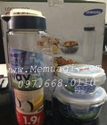 Hình ảnh: Bộ 2 hộp thủy tinh và bình nước Lock&Lock SamSung - Giá 190k