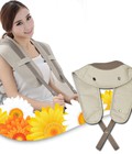 Hình ảnh: Đai massage vai cổ gáy Neck Shoulder Massager, máy massage hồng ngoại 4 quả xoay tròn Pillow, có ship hàng