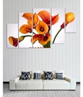 Hình ảnh: Tranh bộ treo tường nghệ thuật hoa Calla DH678A (kích thước 