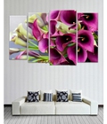 Hình ảnh: Tranh bộ treo tường nghệ thuật hoa Calla DH670A (kích thước 