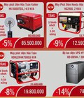 Hình ảnh: Mua máy phát điện giá sốc nhận ngay quà tặng hấp dẫn tại Megabuy.