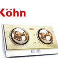 Hình ảnh: Đèn sưởi nhà tắm Kohn 2 bóng vàng chính hãng Braun bảo hành chính hãng 5 năm chỉ với 790k