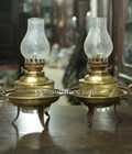 Hình ảnh: Đèn dầu bầu thủy tinh , thân đèn dời