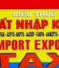 Hình ảnh: TAX THUẾ 2015, Biểu thuế xuất nhập khẩu song ngữ anh Việt 2015