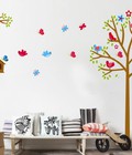 Hình ảnh: Decal chim và cây