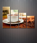 Hình ảnh: Tranh bộ treo tường cà phê DH717A (kích thước 100x70cm)   Gi