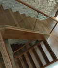 Hình ảnh: Mặt bậc cầu thang gỗ óc chó (walnut)cao cấp