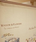 Hình ảnh: Vải bố may khăn bàn WINDOW & FLOWER