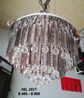 Hình ảnh: Đèn mâm ốp trần pha lê led đổi màu cao cấp , bán sỉ đèn