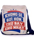 Hình ảnh: Túi bố thời trang Không có gì quý hơn thứ 7 Chủ Nhật