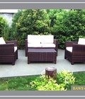 Hình ảnh: bộ bàn ghế sofa mây nhựa giá rẻ