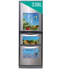 Hình ảnh: Tủ lạnh MITSUBISHI MRC41GSTV 338L thiết kế mới nhất 2015 giá tốt