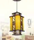 Hình ảnh: Bán đèn thả gỗ da dê cao cấp , đèn thả bàn gỗ sân vườn