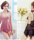 Hình ảnh: Váy ngủ xòe gợi cảm sexy siêu ngắn. Chất liệu vải thun ren mịn xuyên thấu. Kiểu dáng vô cùng quyến rũ ấn tượng