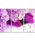 Hình ảnh: Tranh đồng hồ bộ 3 tấm 2545 DH96A (45x75cm)