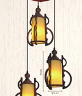 Hình ảnh: Đèn thả gỗ da dê cao cấp , đèn thả bàn , sân vườn