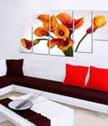 Hình ảnh: Tranh bộ treo tường nghệ thuật hoa Calla DH678A (kích thước 