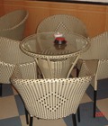 Hình ảnh: Bàn ghế cafe mây nhựa - LT050