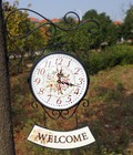 Hình ảnh: Đồng hồ treo Welcome 2 mặt mã DH022