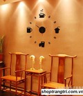 Hình ảnh: Đồng hồ dán  tường hình tách cafe mã DH007